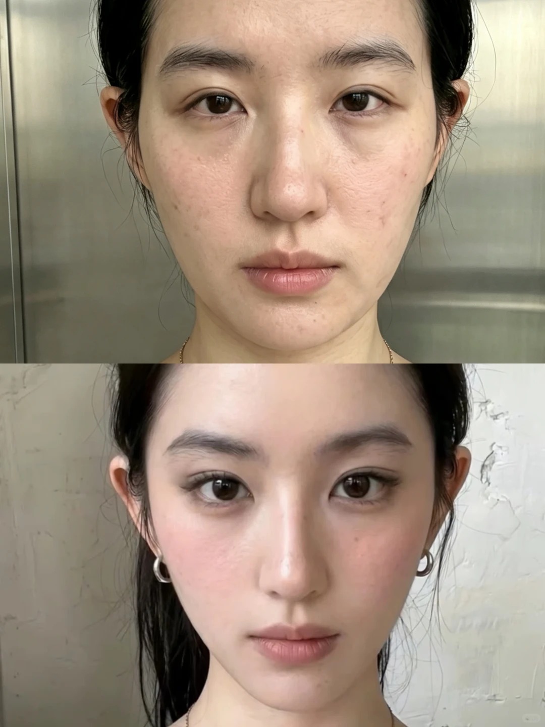 Sculptra before / after — marionette & jawline 3